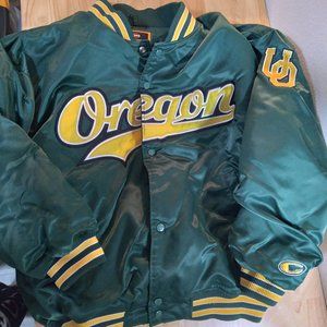 Vintage Colosseum Oregon Ducks Satin Jacket